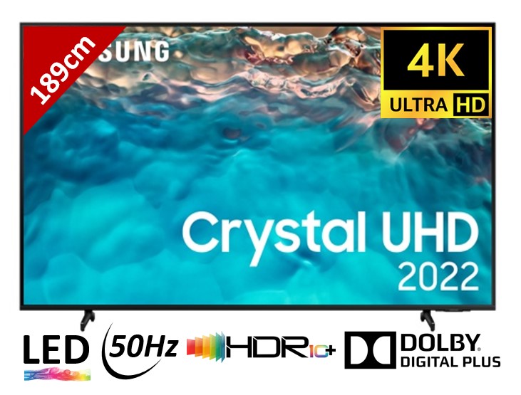 Matériels vidéo TV LED SAMSUNG UE75BU8005 infinytech Réunion 01