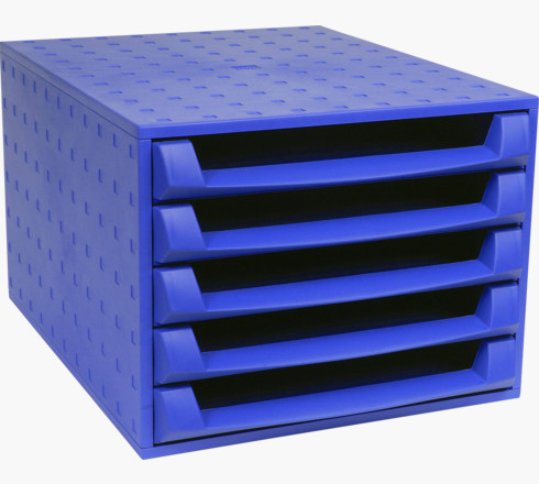 Matériels bureautique module de classement EXACOMPTA The Box Forever Bleu infinytech Réunion 01