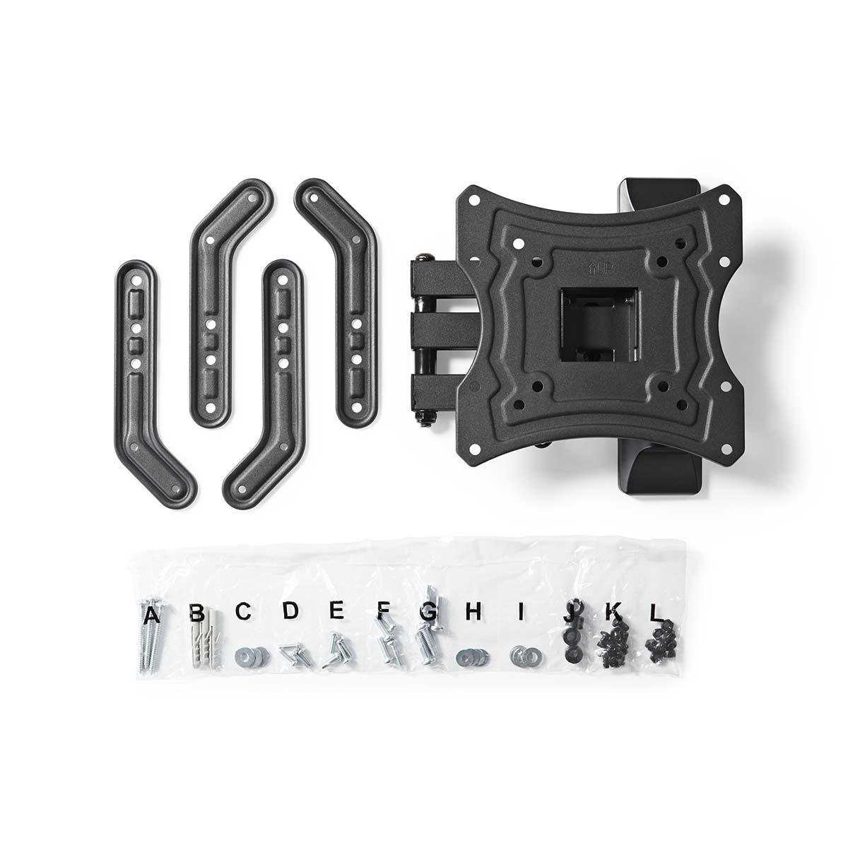 Matériels vidéo support TV mural NEDIS TVWM1530BK infinytech Réunion 23