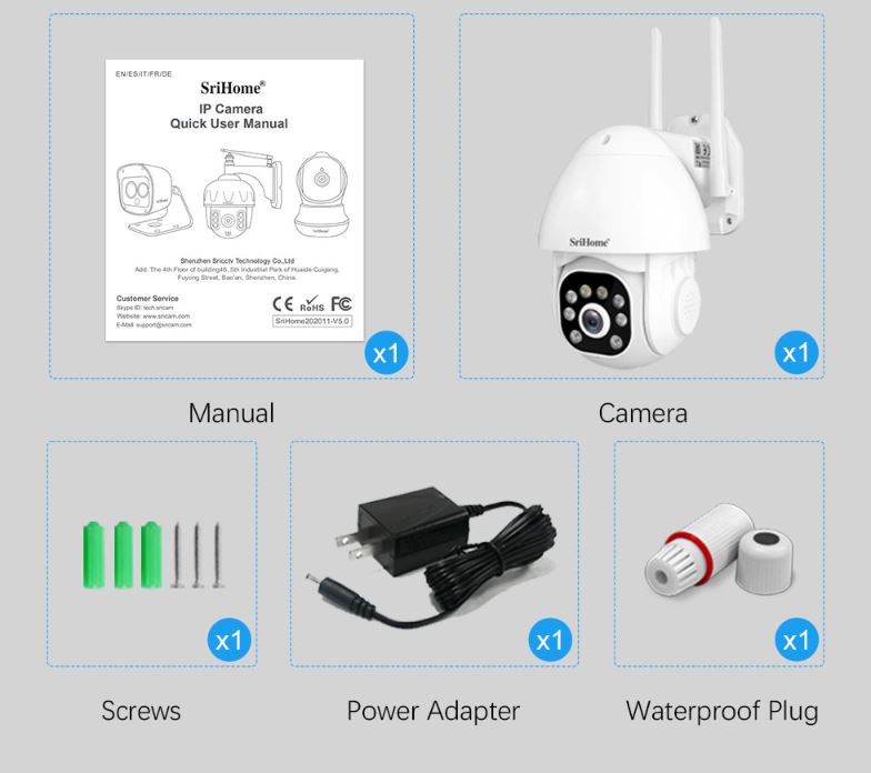 Matériels vidéosurveillance caméra extérieure SRIHOME SH039B-3MP IP66 infinytech Réunion 11