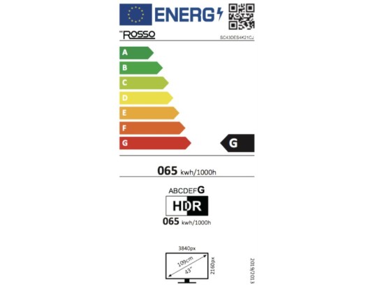 Matériels vidéo TV LED DEROSSO SC43DRS4K21CJ infinytech Réunion 05