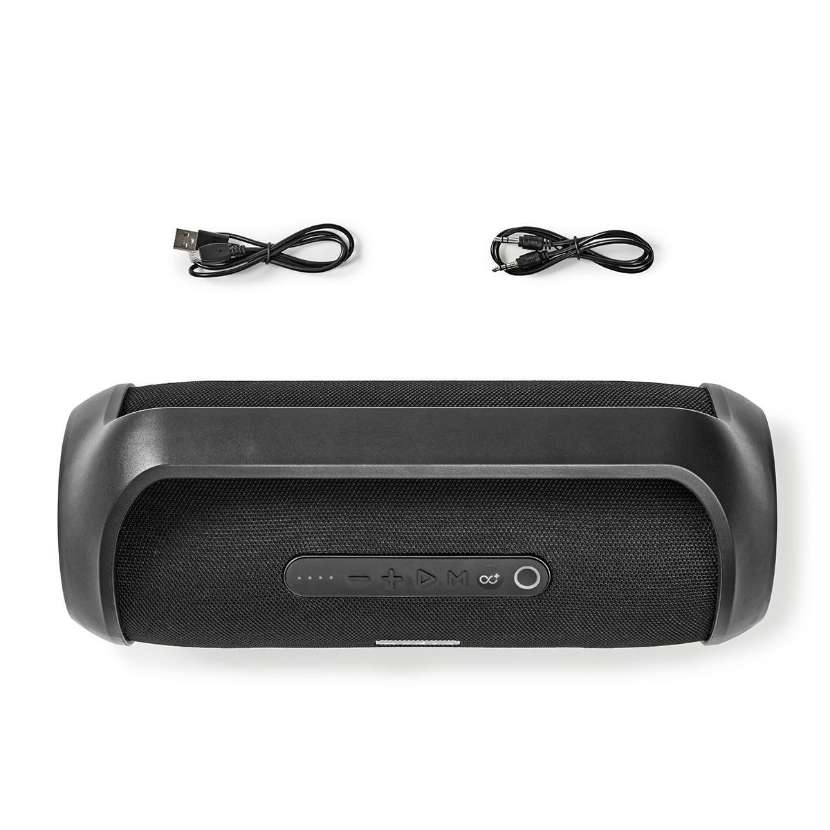 Matériels audio enceinte nomade NEDIS SPBB320BK Party BoomBox Bluetooth Noire infinytech Réunion 04