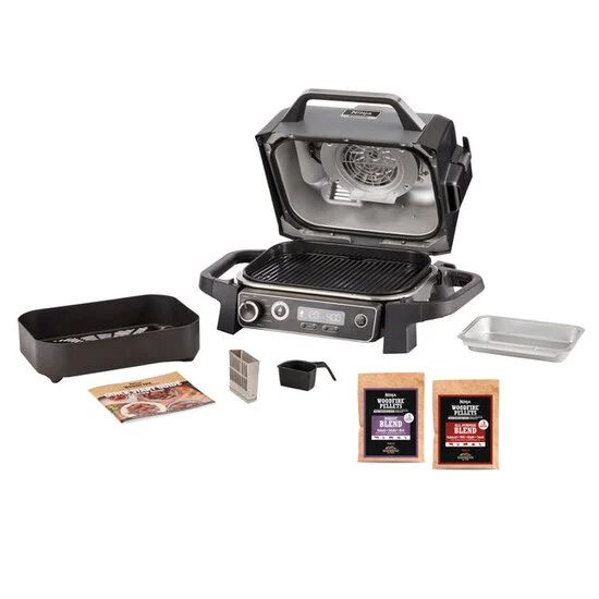Petit électroménager Barbecue électrique Fumoir NINJA Woodfire OG701EU infinytech Réunion 03