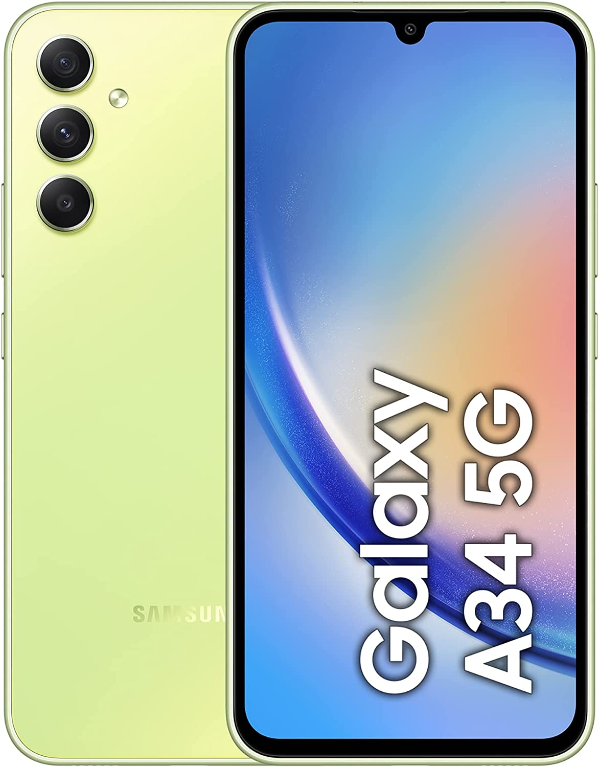 Téléphonie mobile smartphone SAMSUNG Galaxy A34 SM-A346 6Go 128Go 5G Lime infinytech Réunion 01