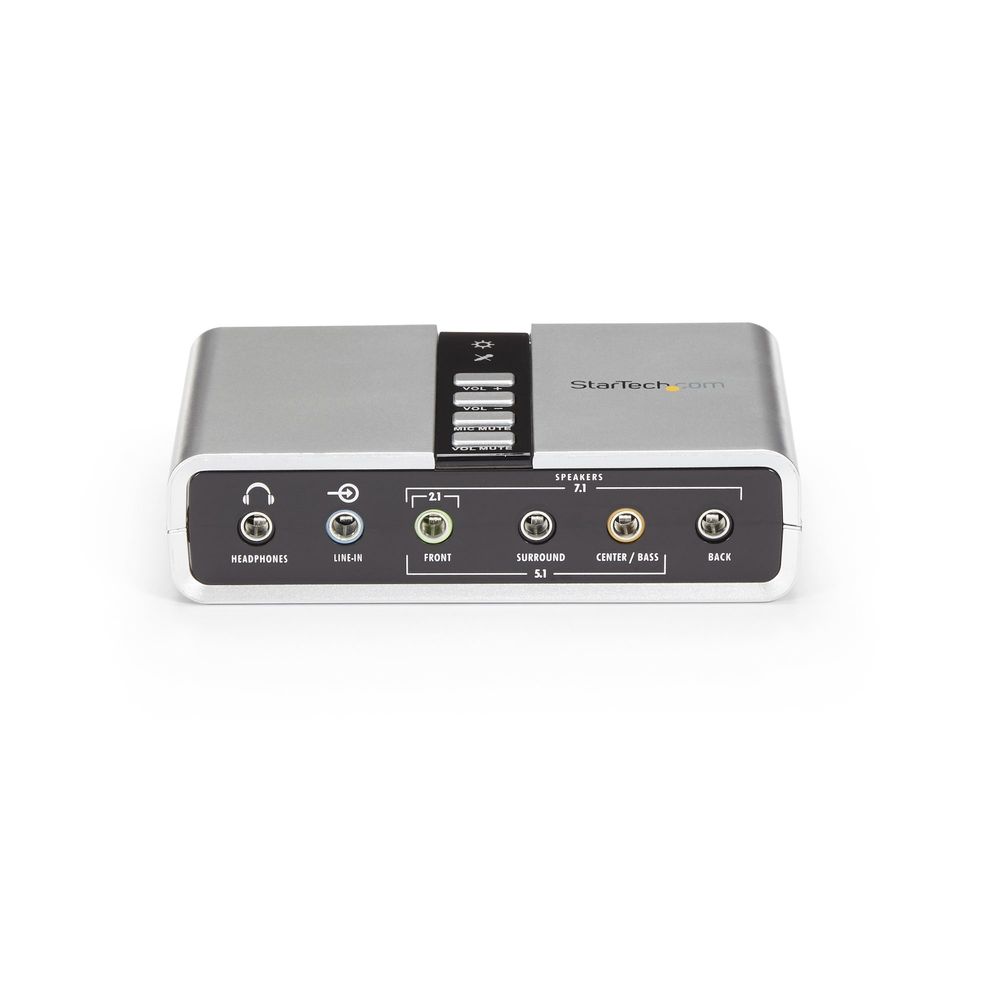 Matériels informatique carte Son Externe USB 7.1 STARTECH ICUSBAUDIO7D infinytech Réunion 02