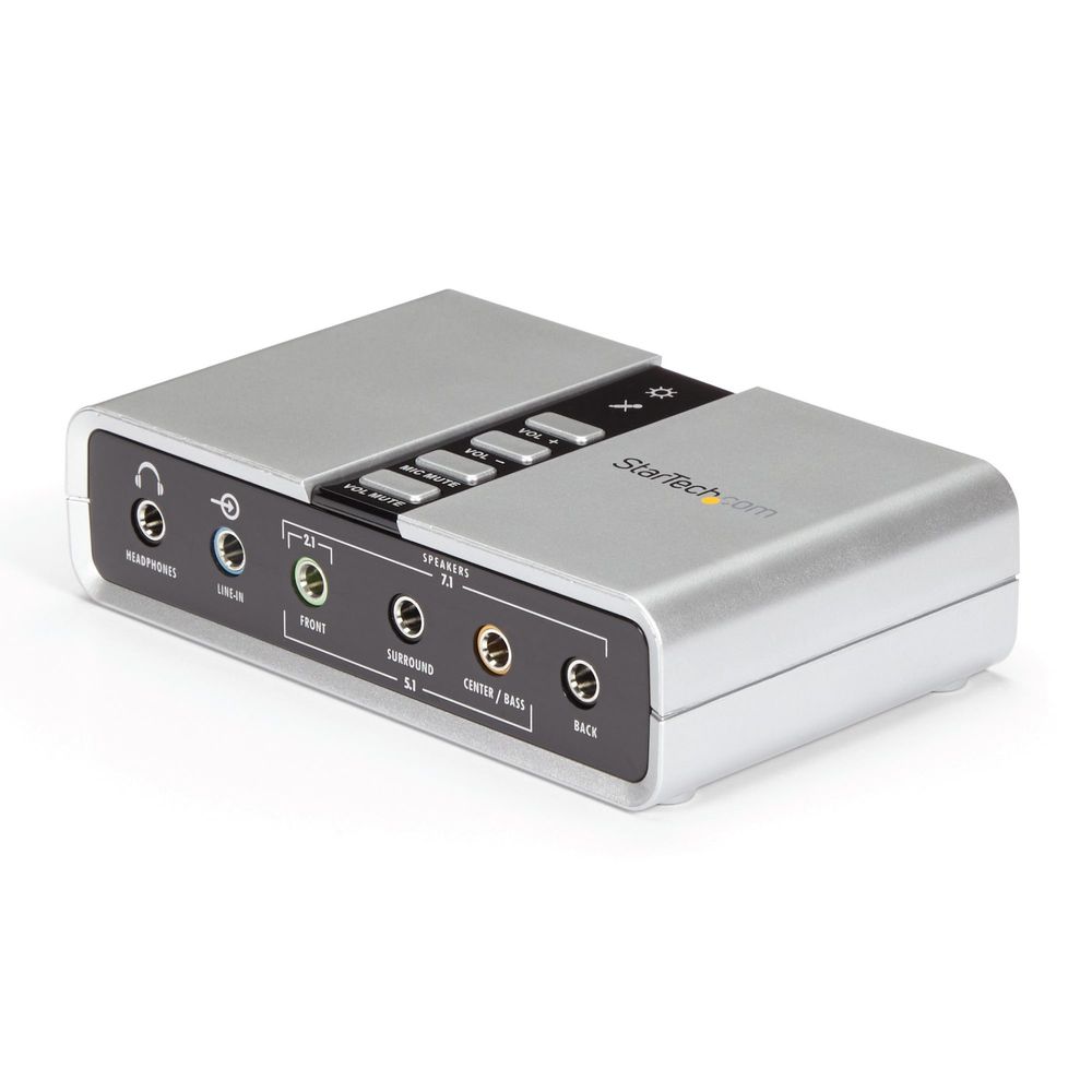 Matériels informatique carte Son Externe USB 7.1 STARTECH ICUSBAUDIO7D infinytech Réunion 01