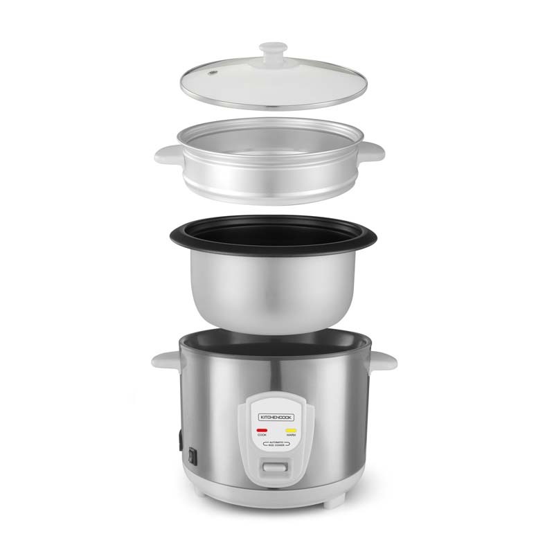 Petit électroménager cuiseur à ris KITCHENCOOK Japan X Gris 1.8L infinytech Réunion 09