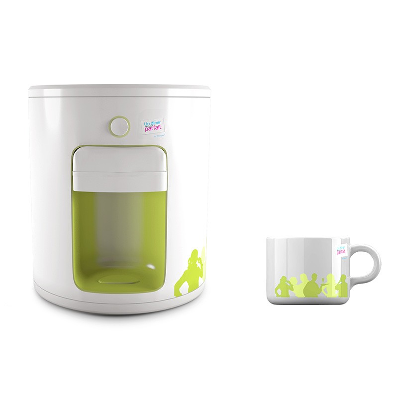 Petit électroménager machine expresso HARPER UD888 Verte infinytech Réunion 04