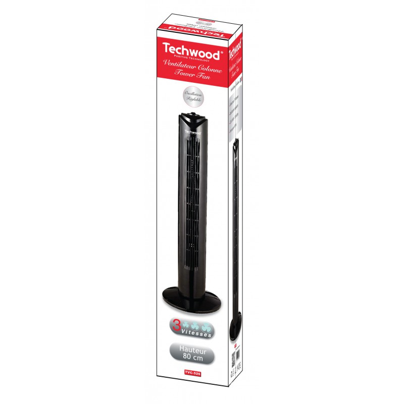 Electroménager ventilateur colonne TECHWOOD TVC-526 infinytech Réunion 2