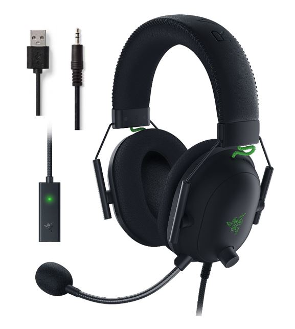 Matériels informatique casque micro RAZER Blackshark V2 avec USB Mic Enhancer infinytech Réunion 01