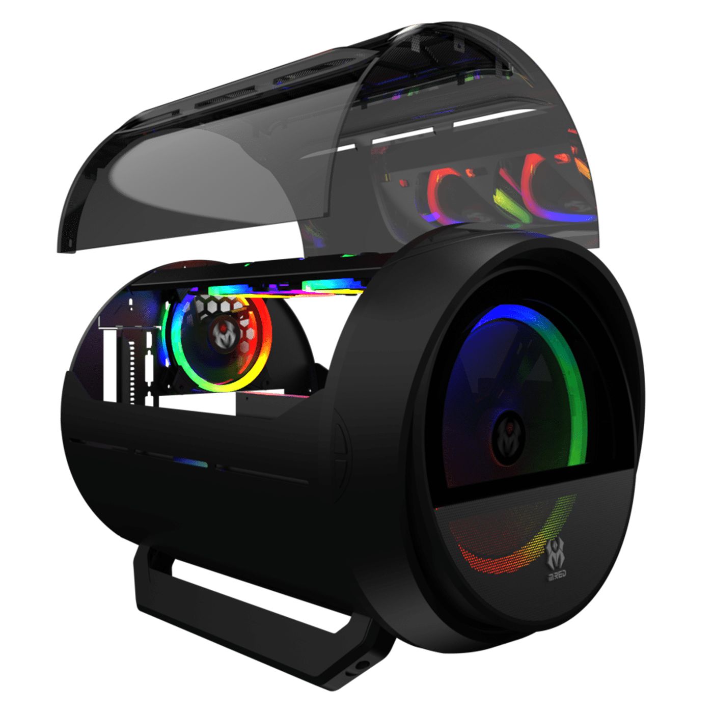 Matériels informatique boitier pc M.RED Warship MR-010 Noir infinytech Réunion 02