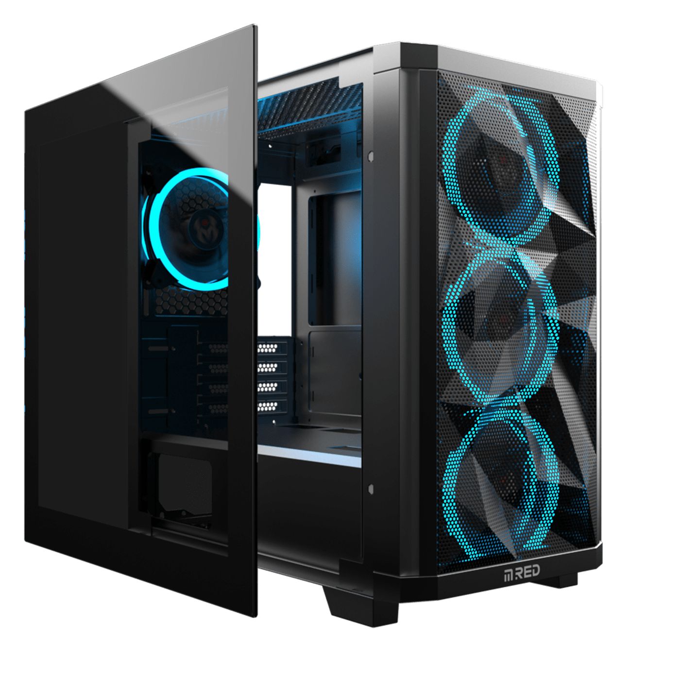 Matériels informatique boitier M.RED Stardust Noir infinytech Réunion 02
