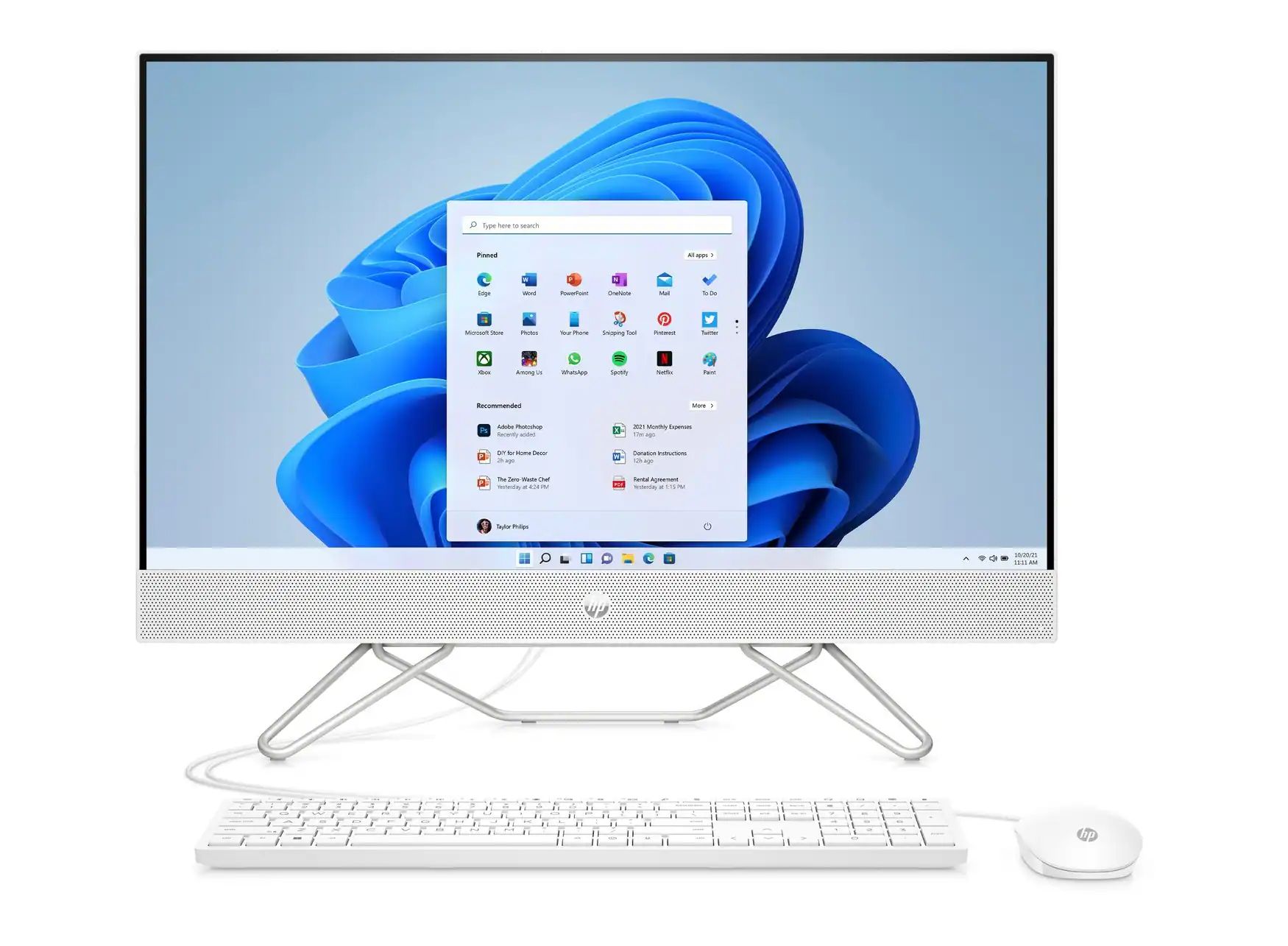 Matériels informatique HP All-in-One 27-cb1001nf infinytech Réunion 01