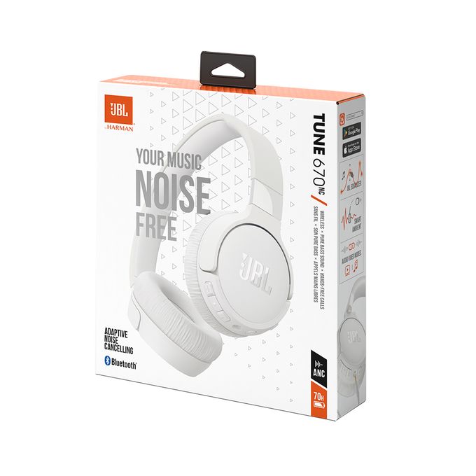 Matériels audio casque micro JBL Tune 670NC Bluetooth Blanc infinytech Réunion 06