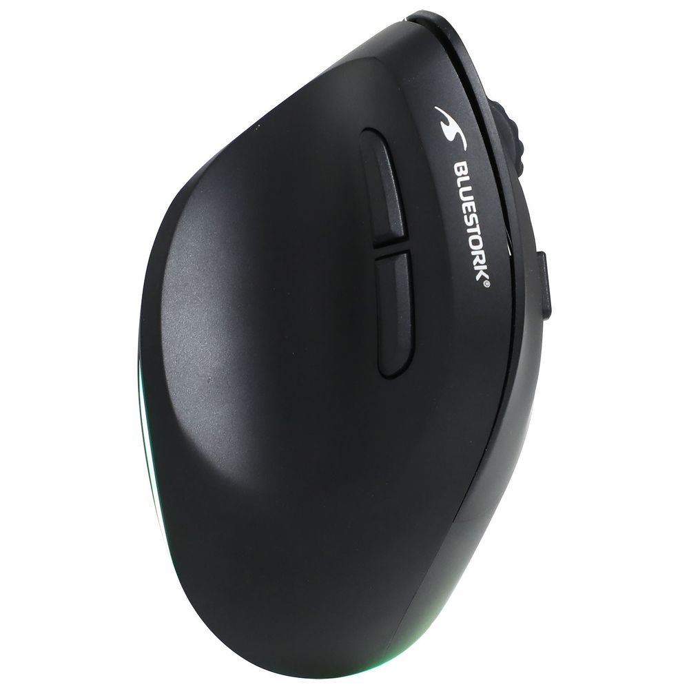 Matériels informatique souris ergonomique verticale BLUESTORK Ergo Lumi sans fil pour droitier infinytech Réunion 04