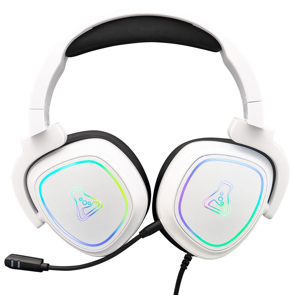 Matériels informatique casque micro THE G-LAB Korp Radium Filaire RGB Blanc infinytech Réunion 02