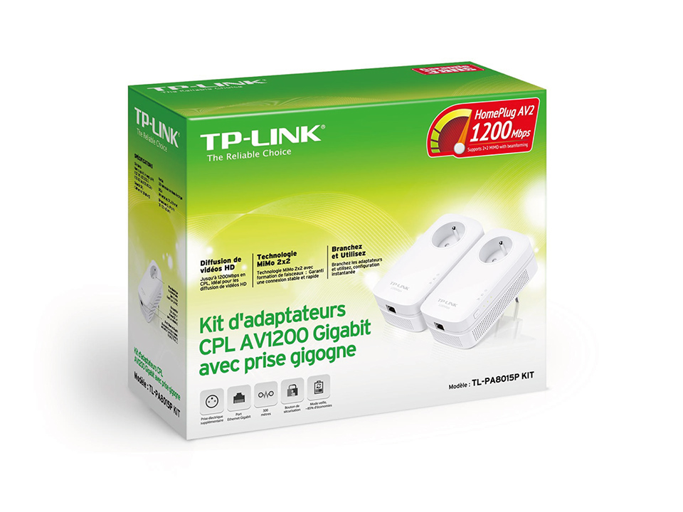 Matériel informatique CPL TP-LINK TL-PA8015P infinytech reunion 2