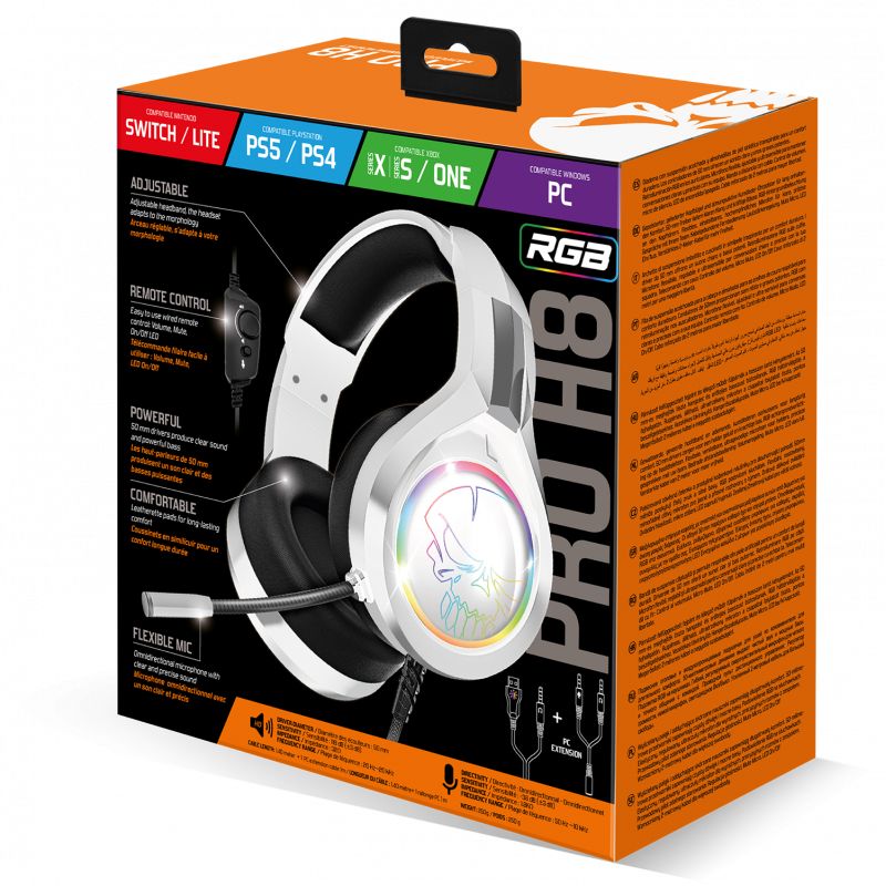 Matériels informatique casque micro SPIRIT of GAMER PRO-H8 Filaire Artic infinytech Réunion 03