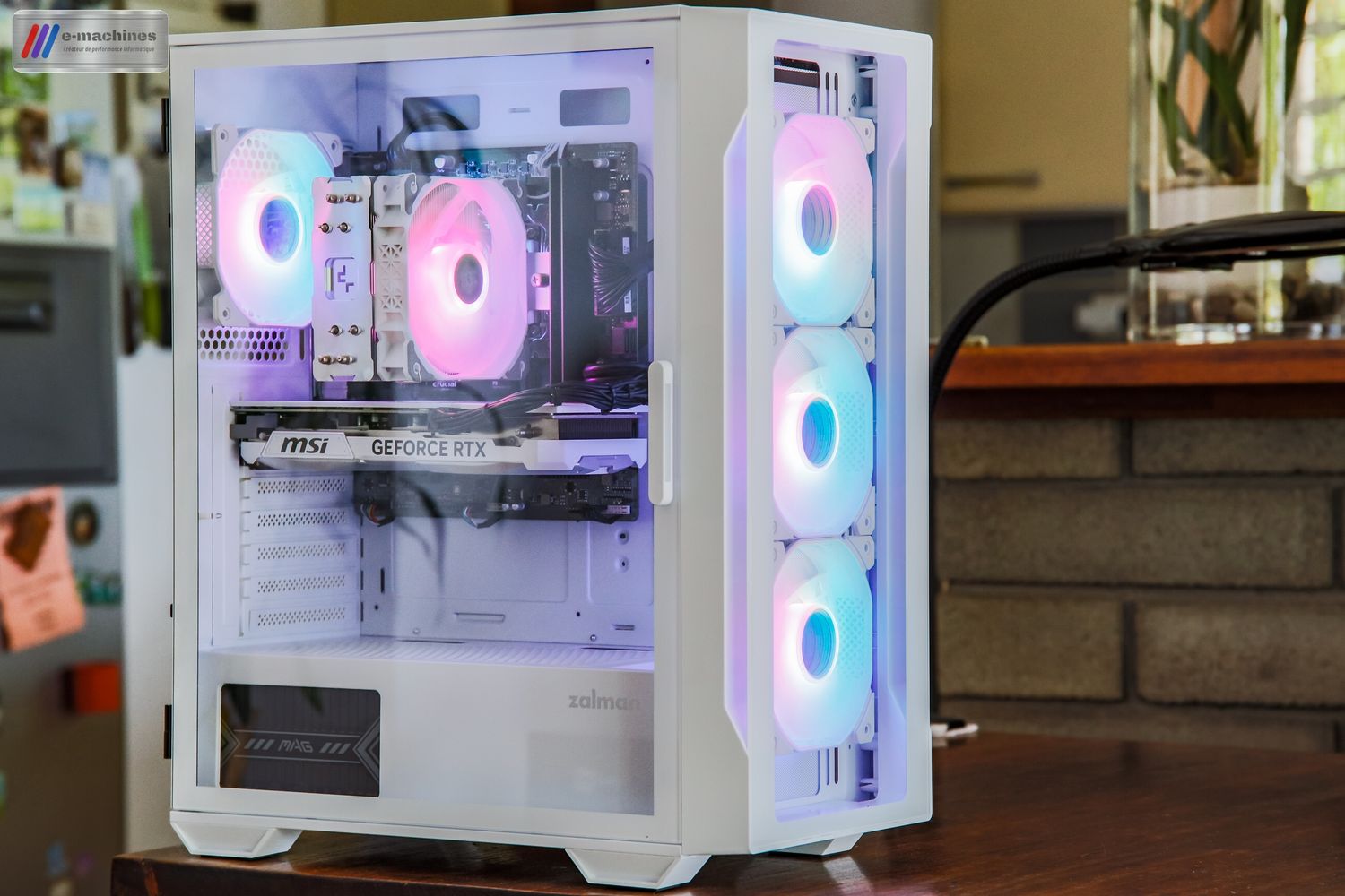 Matériels informatique E-MACHINES ZALMAN i3 NEO TG i5-13400F et RTX 4070 Ventus 2X infinytech Réunion 01
