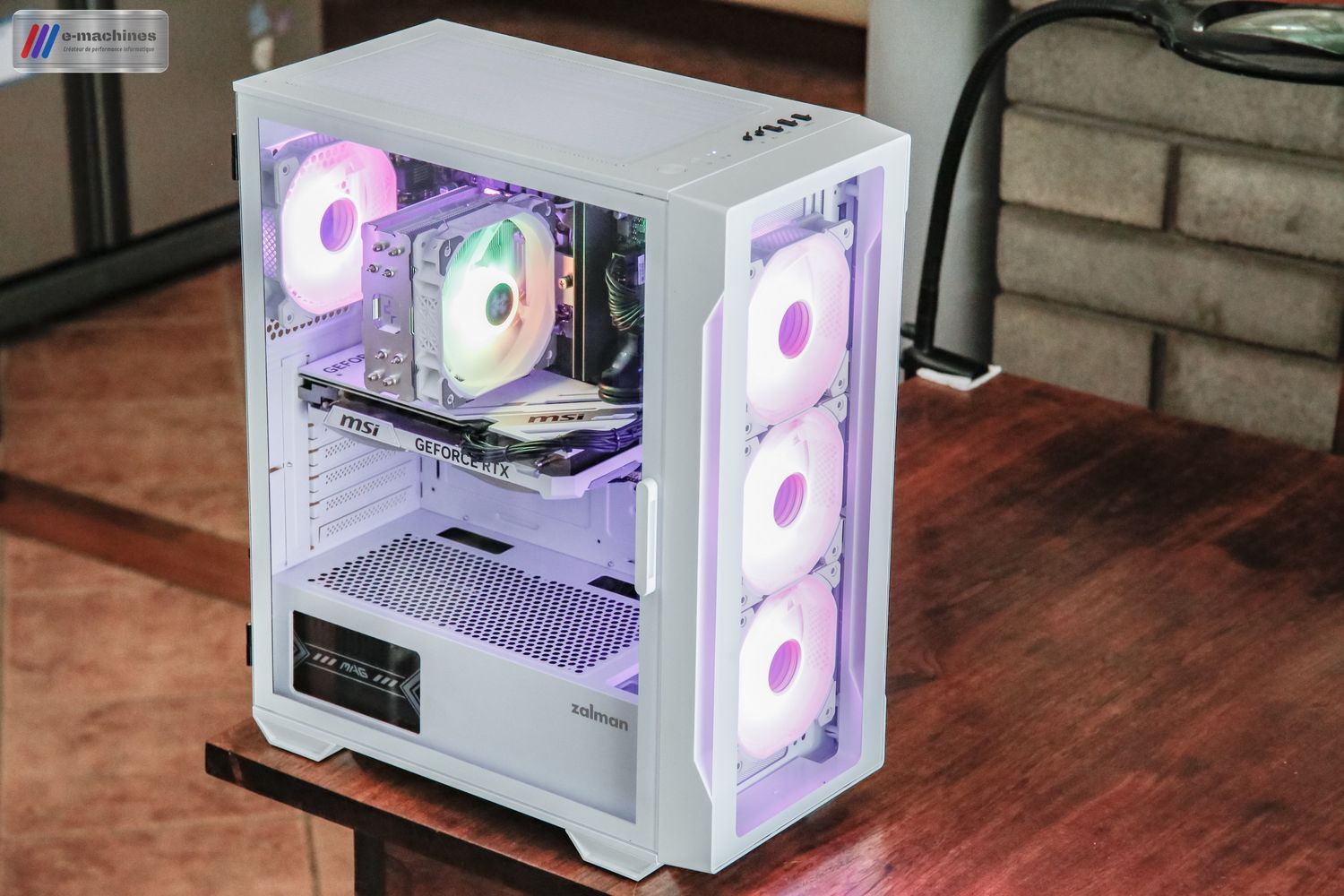 Matériels informatique E-MACHINES ZALMAN i3 NEO TG i5-13400F et RTX 4070 Ventus 2X infinytech Réunion 03