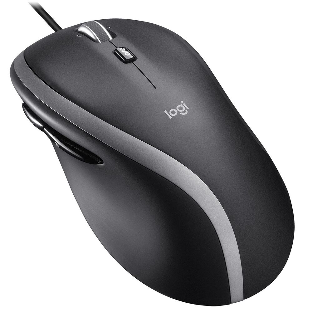 Matériels informatique souris LOGITECH M500S Filaire Noire Grise infinytech Réunion 04