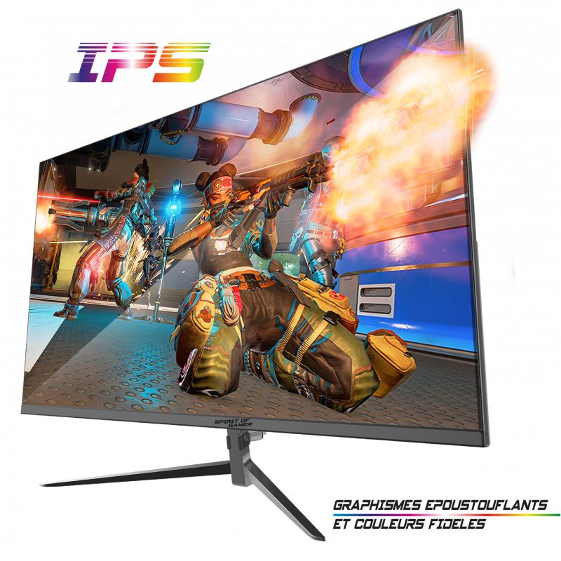 Matériels informatique écran SPIRIT of GAMER Epic 24 infinytech Réunion 02
