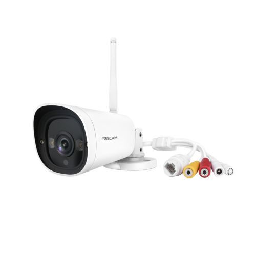 Matériels de vidéosurveillance Caméra IP Wifi extérieure 2K Starlight FOSCAM G4C avec spots lumineux infinytech Réunion 04