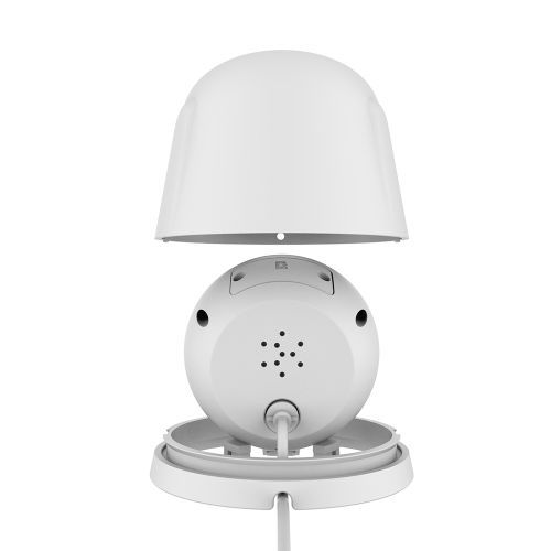 Matériels de vidéosurveillance caméra dôme IP extérieure PoE 5 MP FOSCAM T5EP avec spots lumineux et sirène infinytech Réunion 04