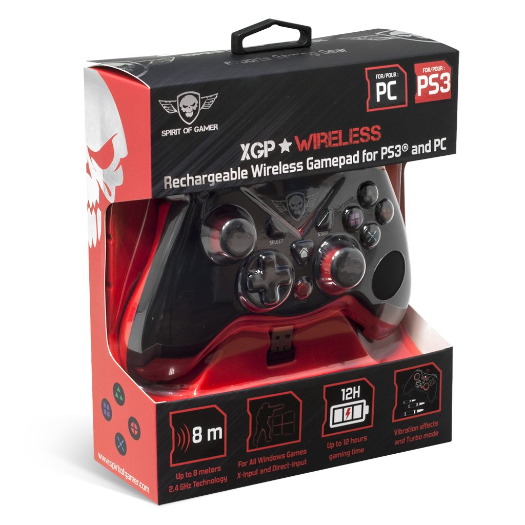 Matériels informatique manette PS3 PC Spirit Of Gamer XPG Sans Fil infinytech Réunion 3