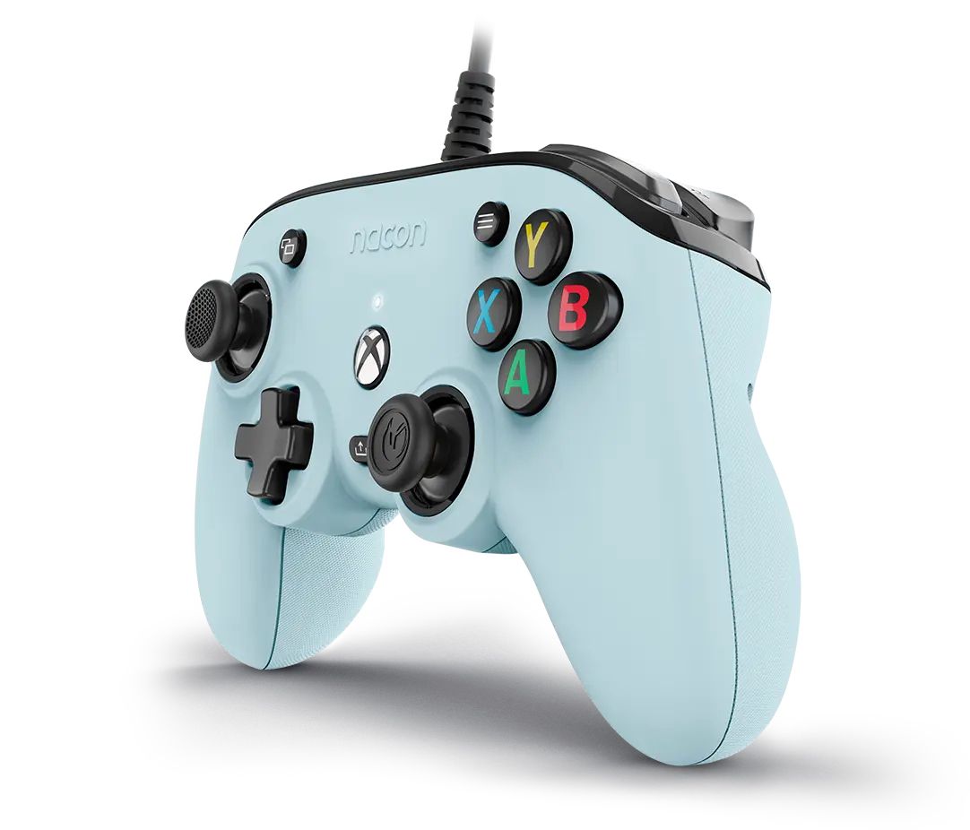 Matériels informatique manette NACON Pro Compact Controller Filaire Bleue infinytech Réunion 02