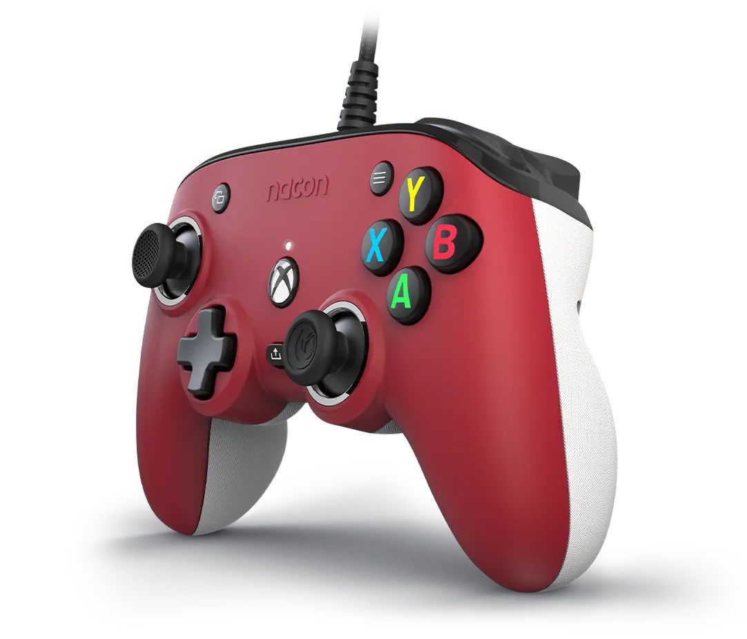 Matériels informatique manette NACON Pro Compact Controller Filaire Rouge infinytech Réunion 02