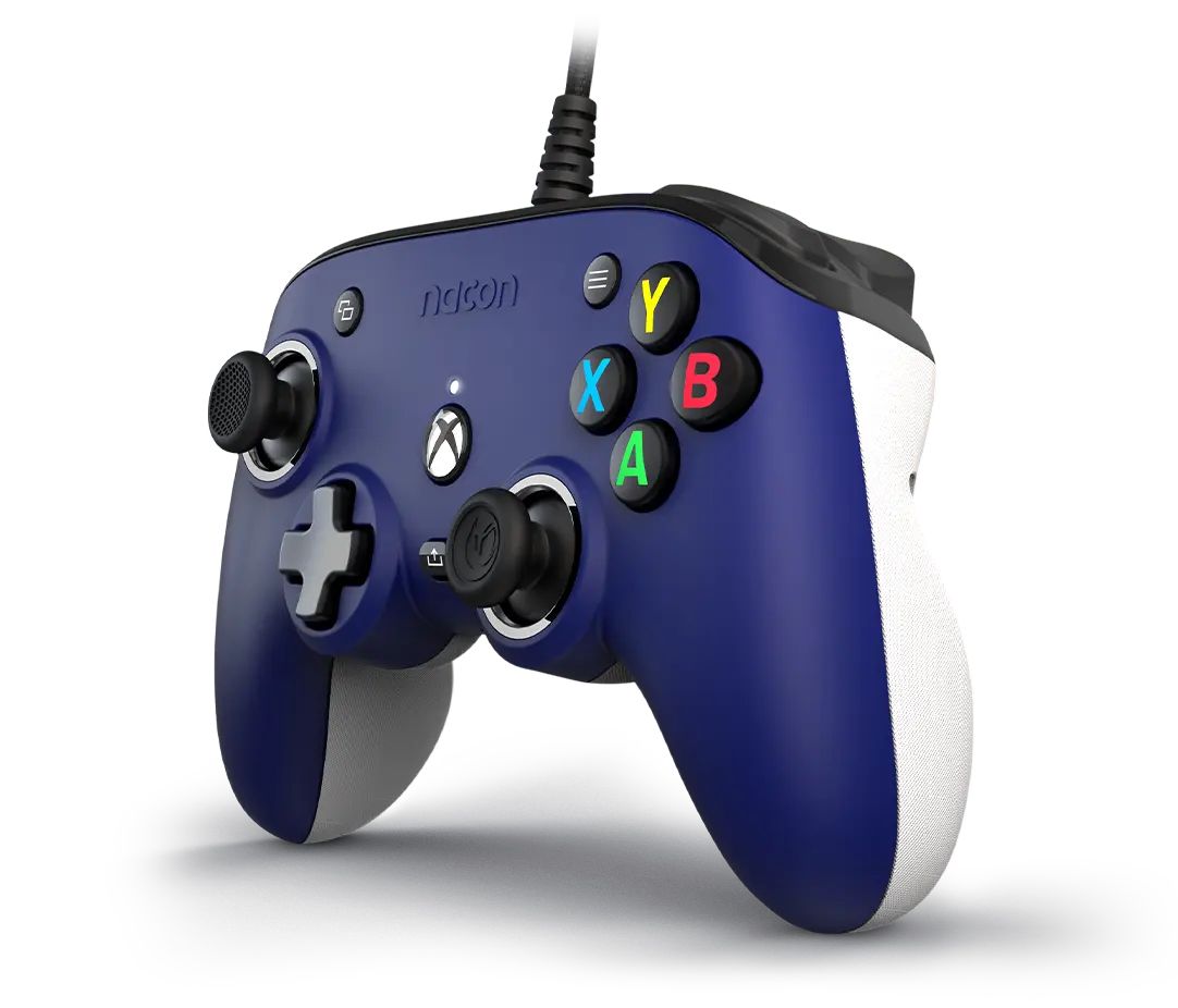 Matériels informatique manette NACON Pro Compact Controller Filaire Bleue infinytech Réunion 02