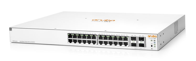 Matériels informatique switch HPE Aruba Instant On JL683B 1930 24G PoE 4SFP SFP Plus 195W infinytech Réunion 01