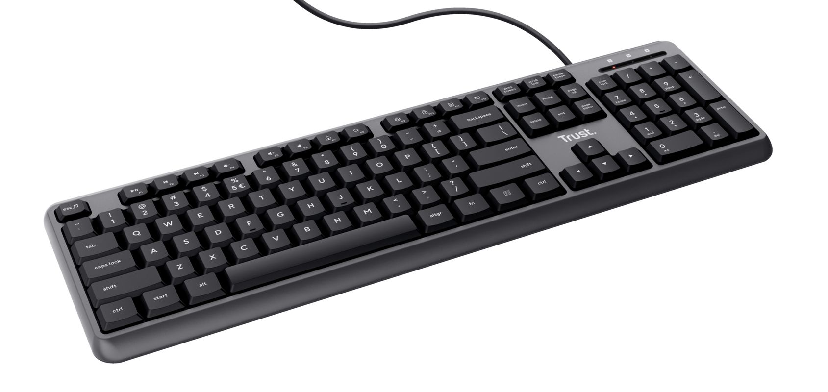 Matériels informatique clavier TRUST Ody Filaire infinytech Réunion 04