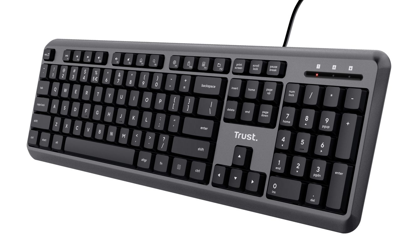 Matériels informatique clavier TRUST Ody Filaire infinytech Réunion 02
