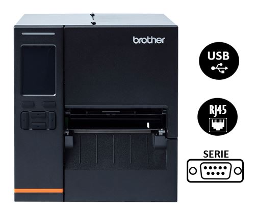 Matériels informatique imprimante d'étiquettes industrielle BROTHER TJ-4121TN infinytech Réunion 01