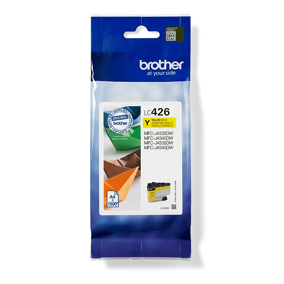Consommables informatique cartouche dencre BROTHER LC426Y Jaune infinytech Réunion 01