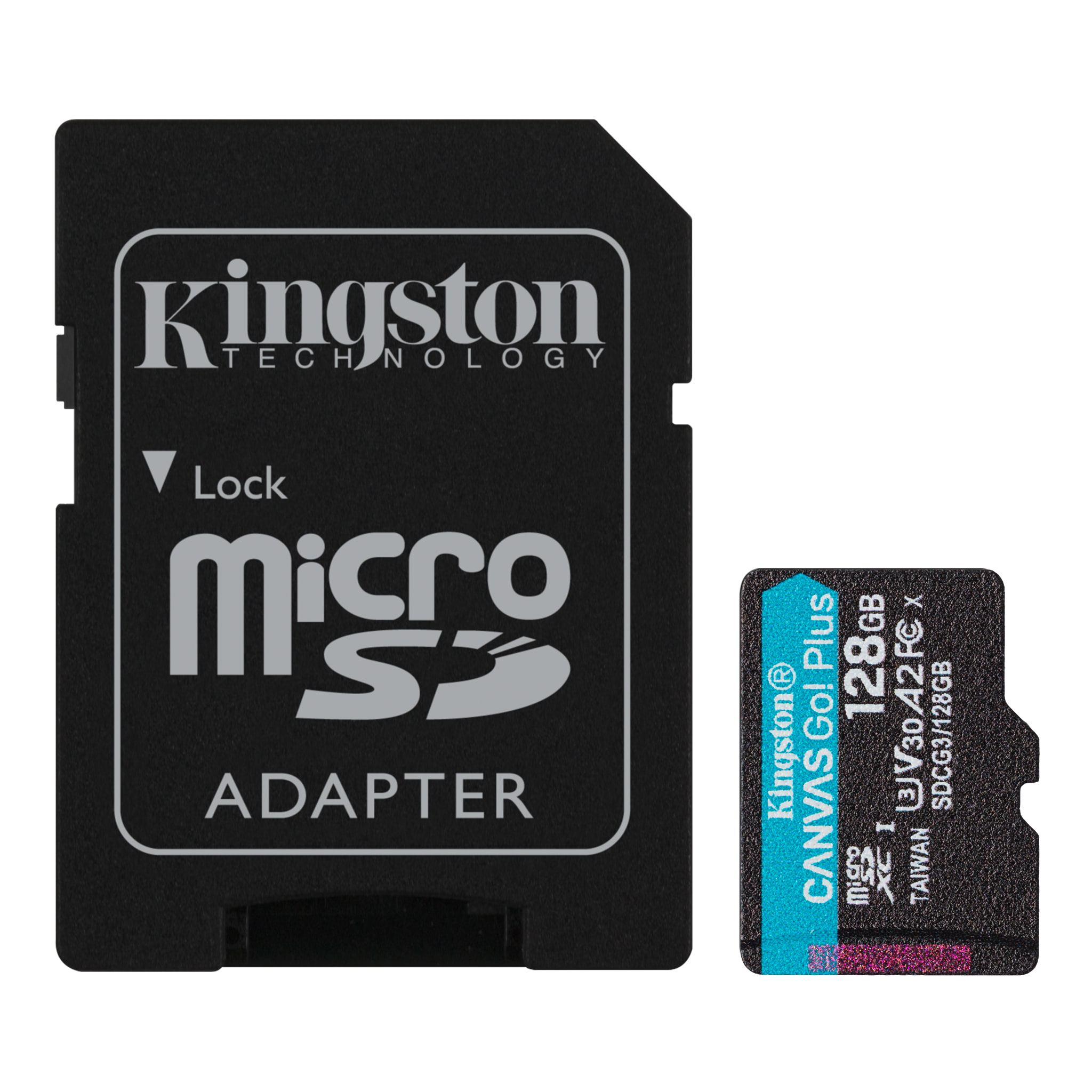 Matériels informatique carte micro SDXC KINGSTON Canvas Go Plus 128Go infinytech Réunion 01