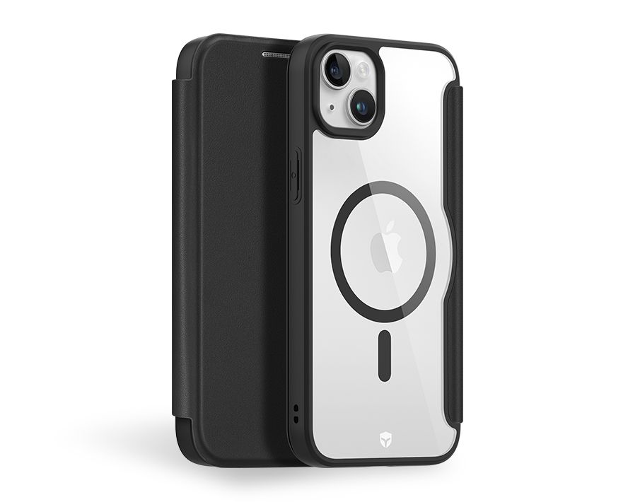 Accessoires téléphonie étui Folio Renforcé BIGBEN iPhone 15 Compatible MagSafe Noir infinytech Réunion 01