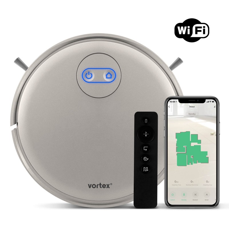 Petit électroménager aspirateur robot 2en1 VORTEX IClean 260 Wi-Fi infinytech Réunion 01