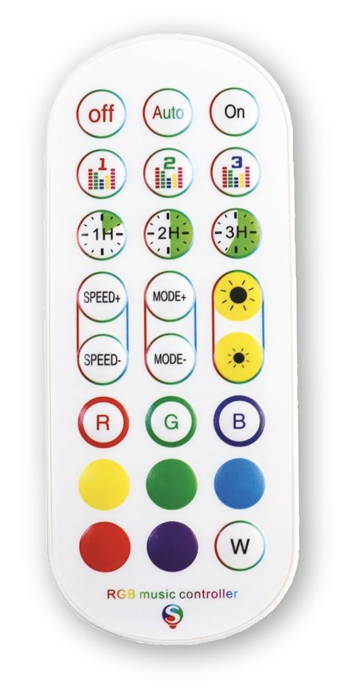 Accessoires ruban LED RGB GEEK MONKEY 5m avec télécommande infinytech Réunion 03