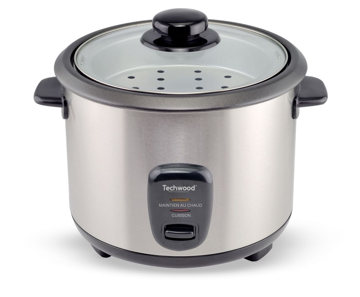 Cuiseur riz et vapeur TECHWOOD TCRV-1821i 1,8L 700W - infinytech-reunion