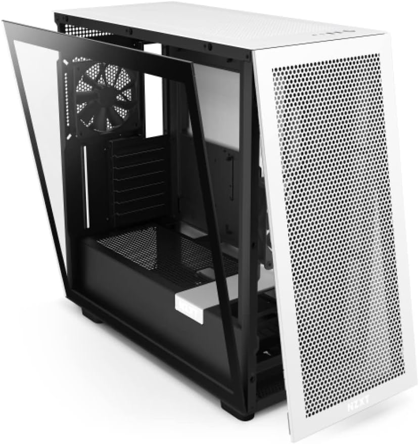 Matériels informatique boitier NZXT H7 FLOW Blanc Noir infinytech Réunion 02