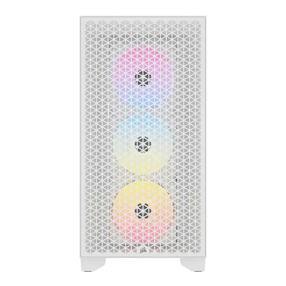 Matériels informatique boitier CORSAIR 3000D RGB Airflow Blanc infinytech Réunion 02