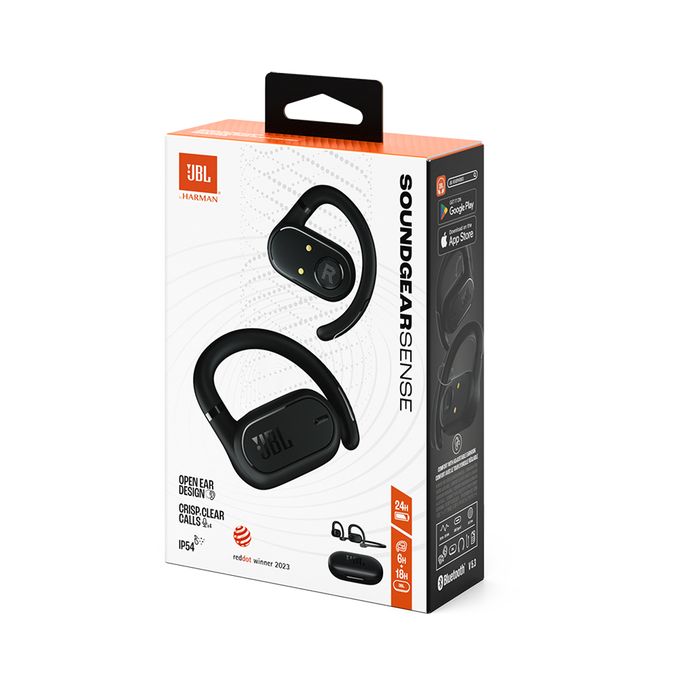 Matériels audio écouteurs JBL SoundGear Sense Noir JBLSNGGEARSNBLK infinytech Réunion 06