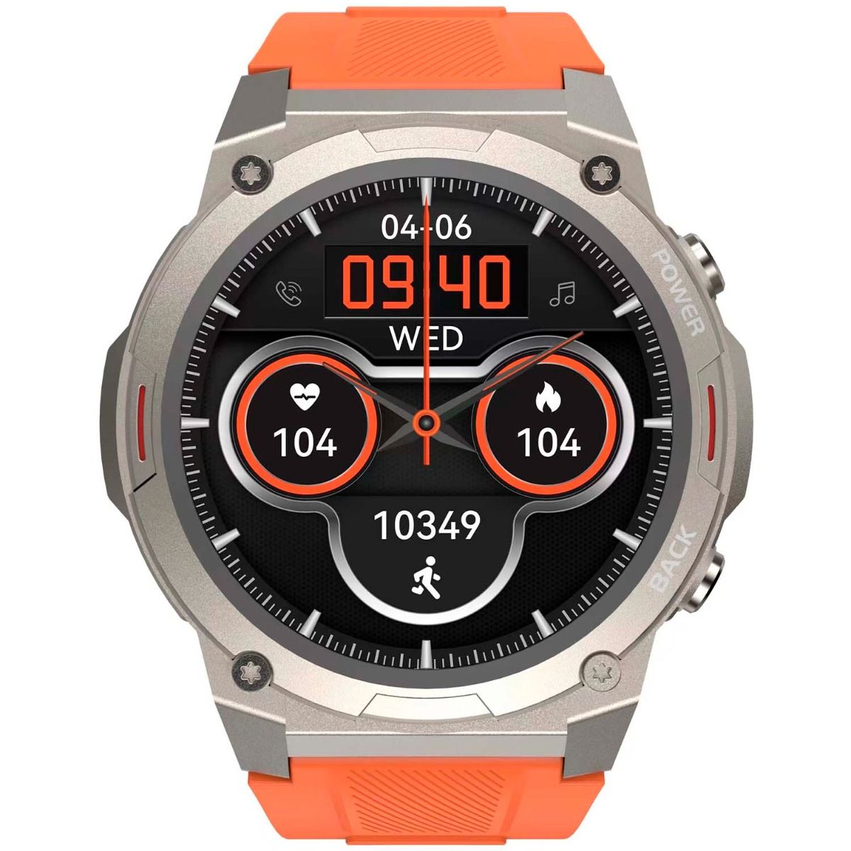 Objets connectés montre connectée HIFUTURE FutureGo Mix2 Orange infinytech Réunion 01