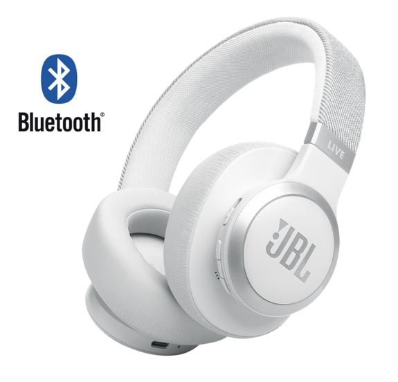 Matériels audio casque micro JBL Live 770NC Bluetooth Blanc infinytech Réunion 01