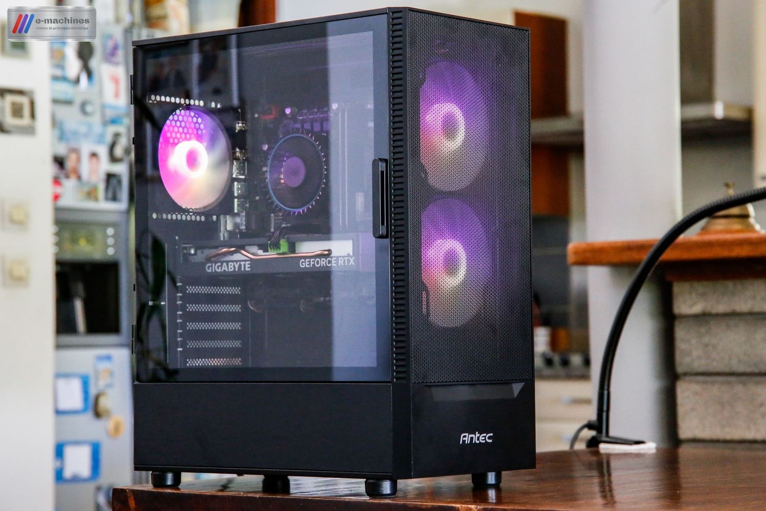 E-MACHINES Tour Antec NX410 I5 14400F et RTX 4060 infinytech réunion 04