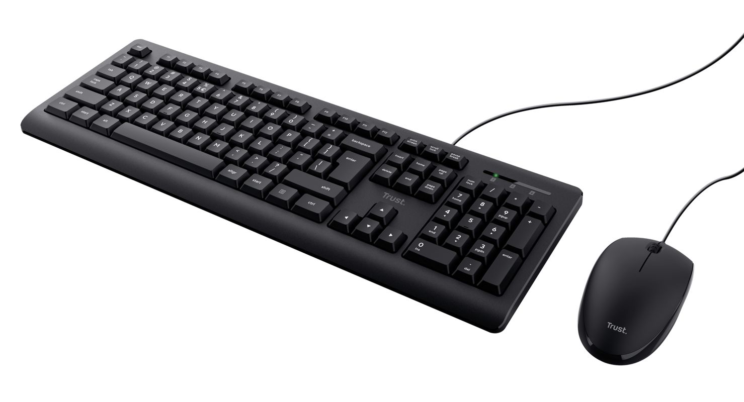 Matériels informatique pack clavier souris TRUST TKM-250 Filaire infinytech Réunion 03