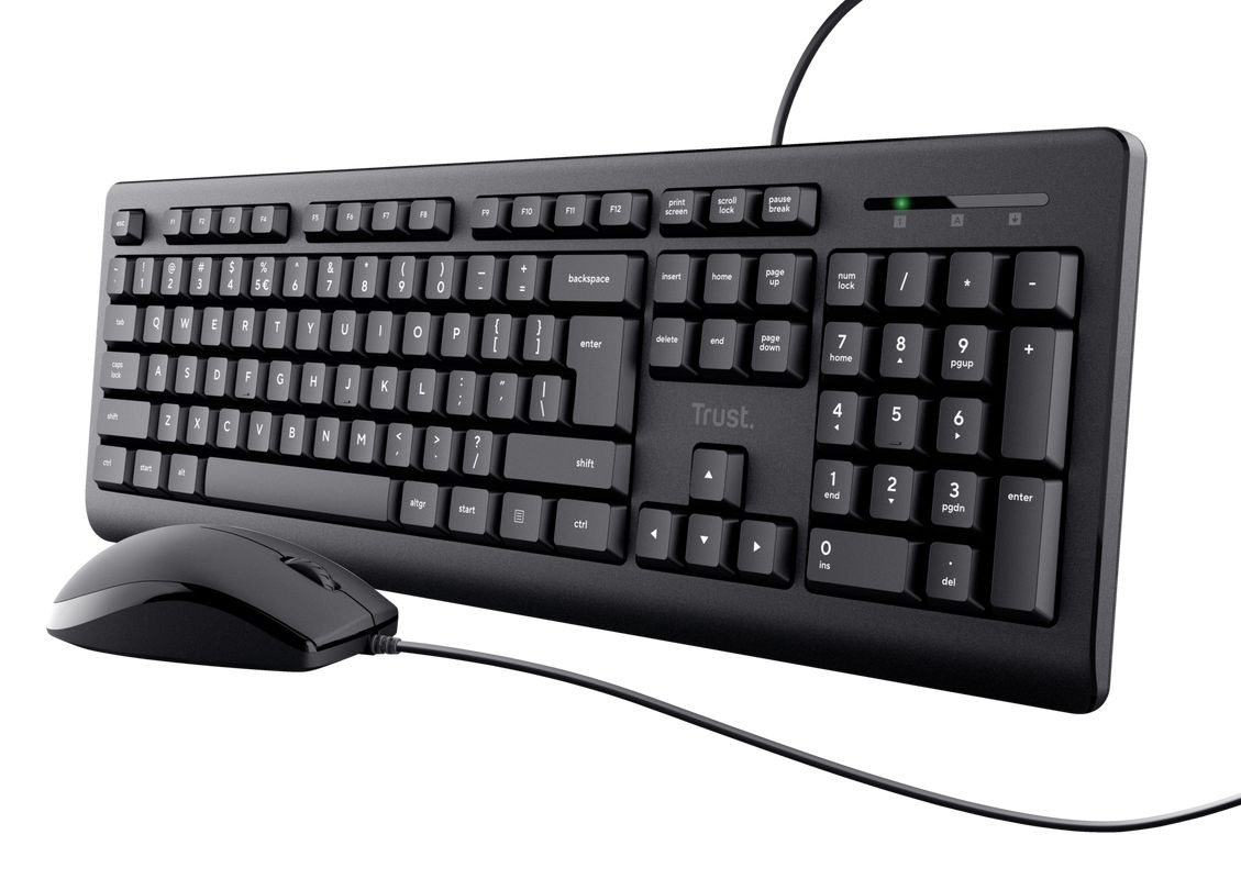 Matériels informatique pack clavier souris TRUST TKM-250 Filaire infinytech Réunion 02